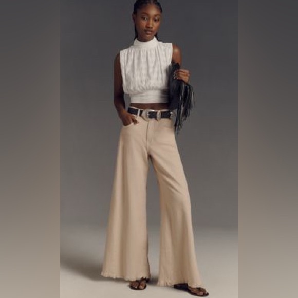 Pilcro for Anthropologie Linen Pants
